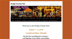 Desktop Screenshot of dodgecountyfair.org
